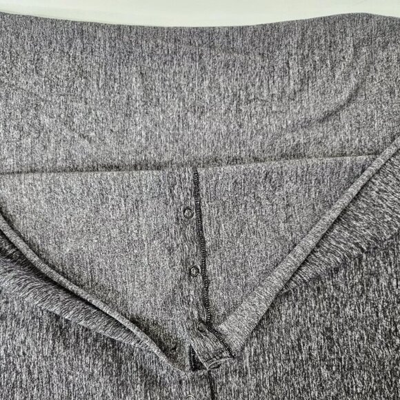 Lululemon Vinyasa Rulu Scarf Wrap Infinity Heathered Grey Reversible Preppy OS - Picture 3 of 4